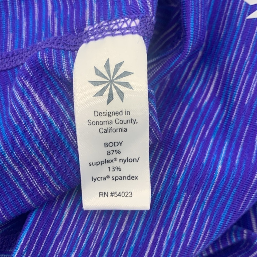 Athleta Mid-Rise Energy Power Up Capri Crop Legging Women’s Size Small - Picture 5 of 8